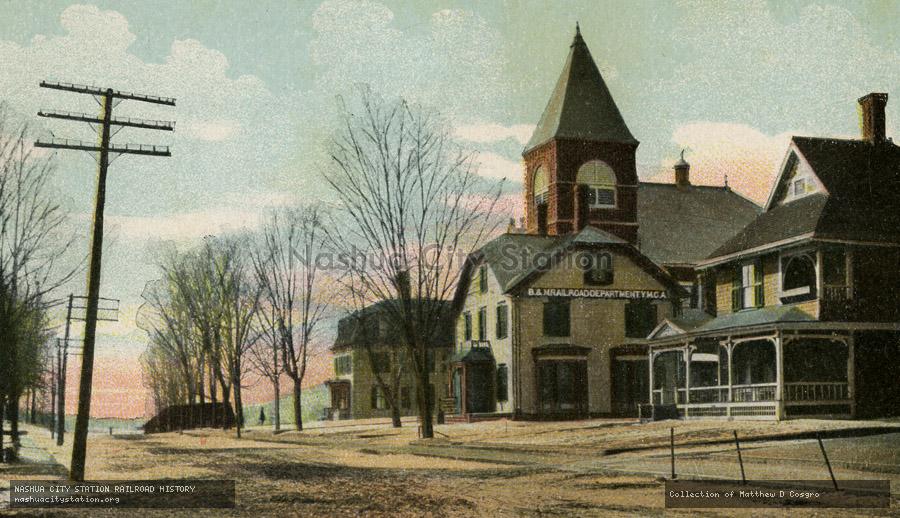 Postcard: Woodsville, N.H., Court Street